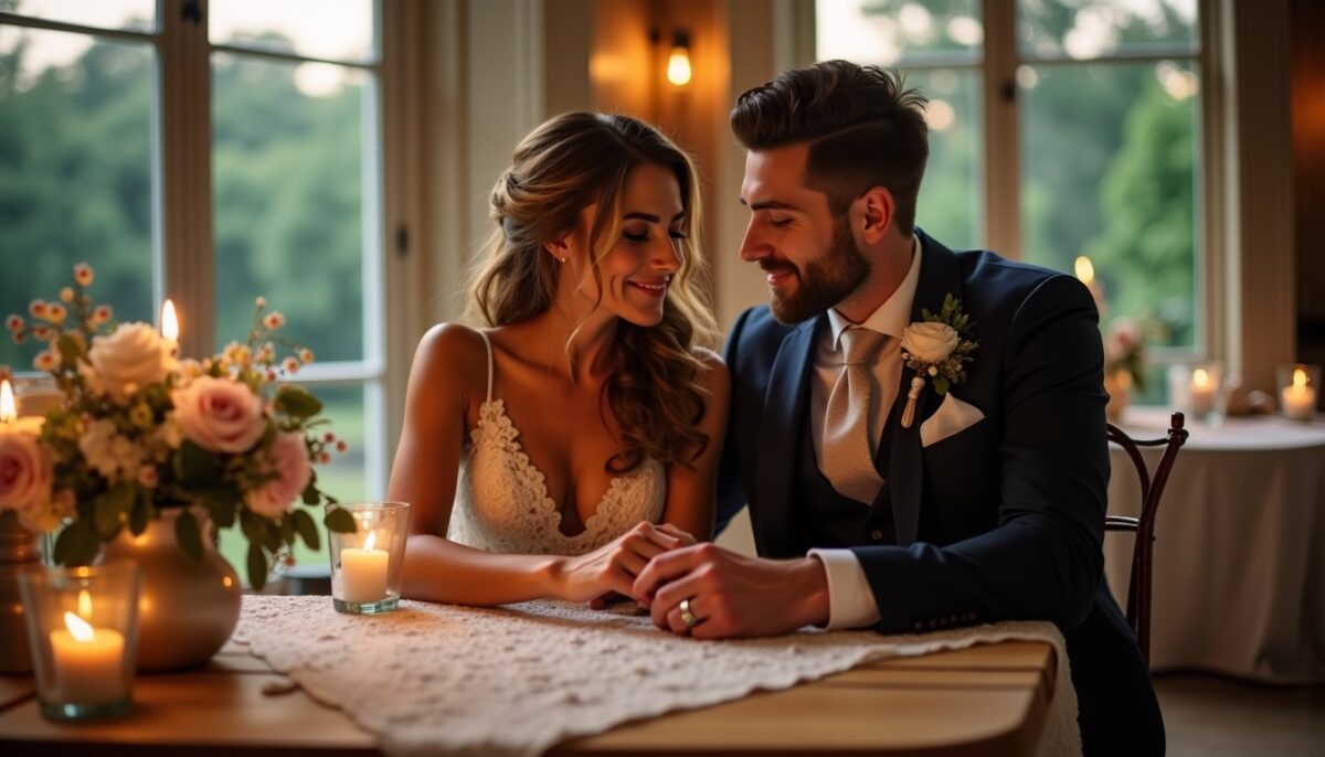 Comment rédiger un message de remerciement de mariage authentique et touchant ?